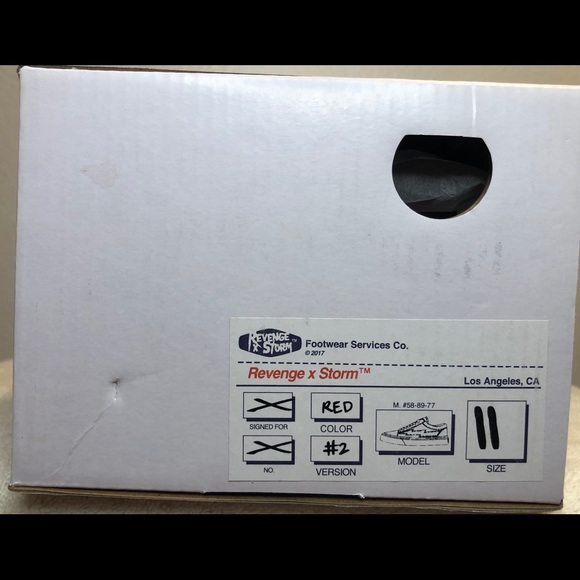 Revenge X Storm “Red Flames” Sz 11 - Picture 7 of 7